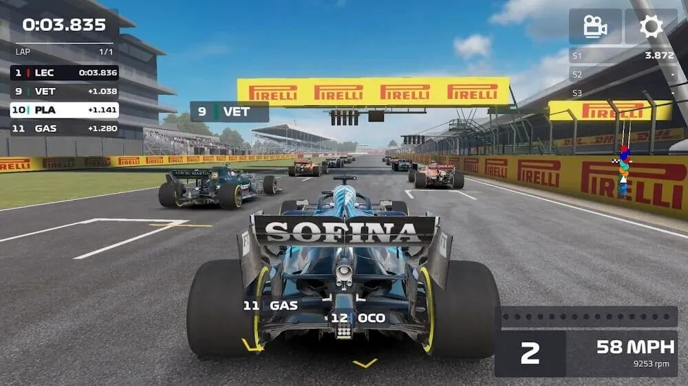 F1 Mobile Racing Mod là phiên bản Mod của F1 Mobile Racing